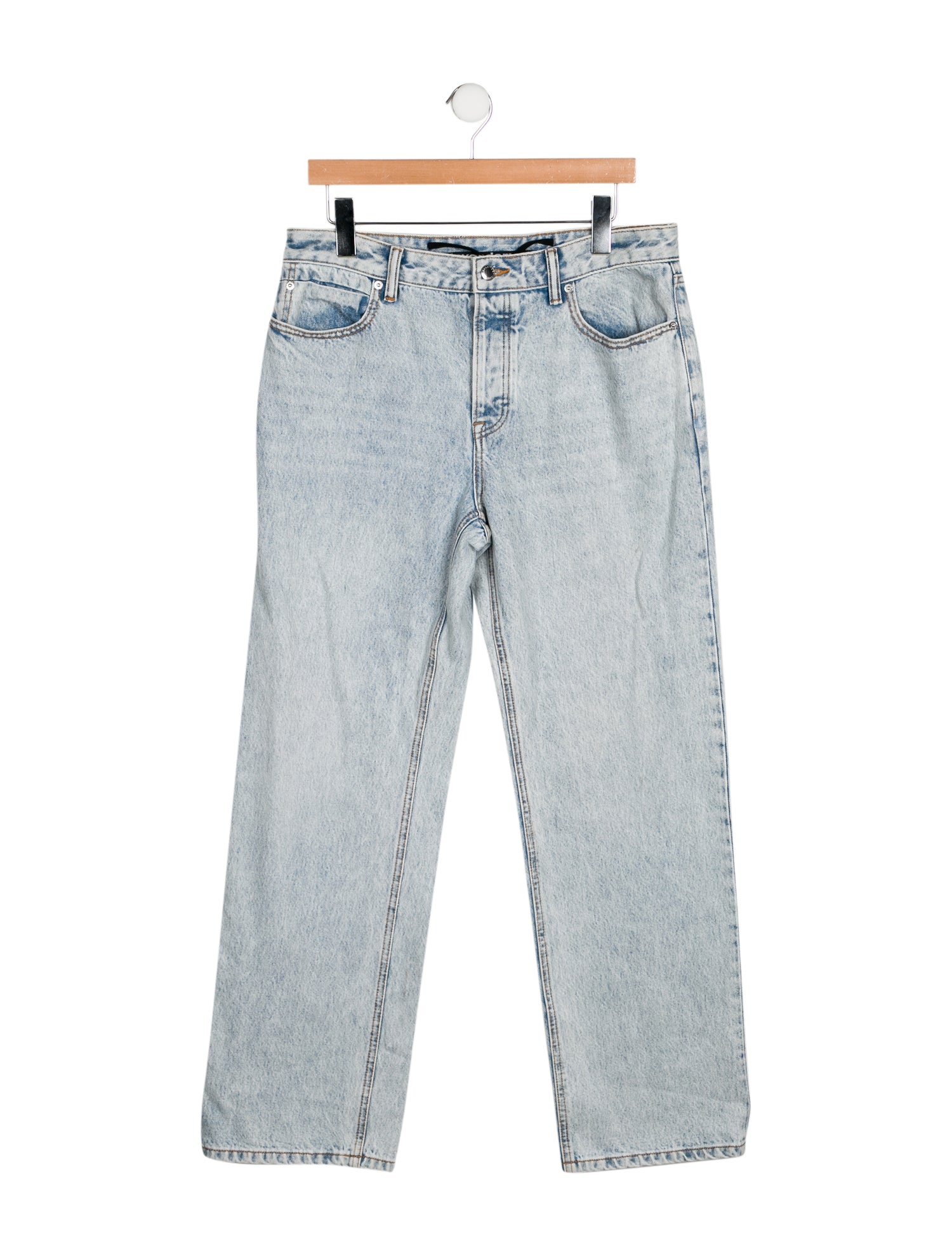 Alexander Wang High-Rise Wide Leg Jeans