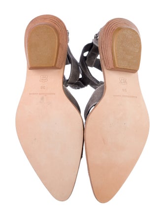 Alexander Wang Suede Cutout Accent Gladiator Sandals