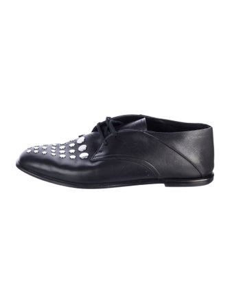 Alexander Wang Leather Studded Accents Oxfords