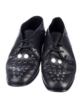 Alexander Wang Leather Studded Accents Oxfords