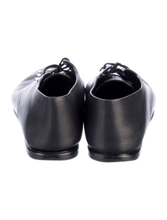 Alexander Wang Leather Studded Accents Oxfords