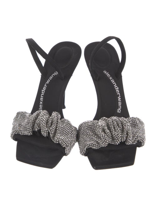 Alexander Wang Crystal Embellishments Slingback Sandals