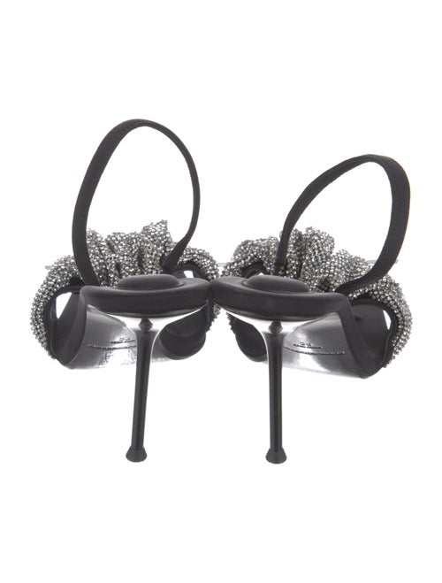 Alexander Wang Crystal Embellishments Slingback Sandals