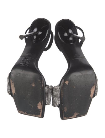 Alexander Wang Crystal Embellishments Slingback Sandals