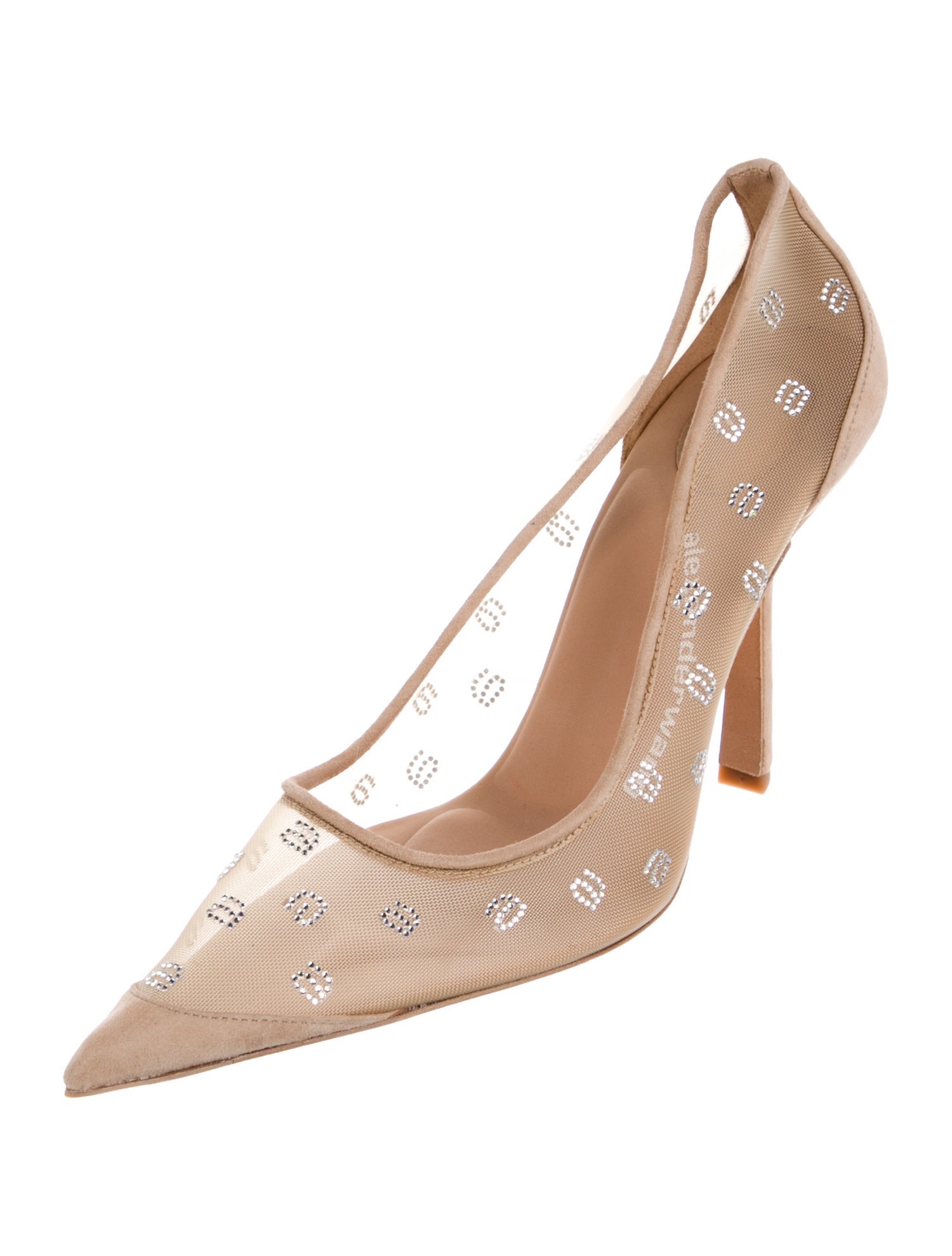 Alexander Wang Suede Mesh Accents Pumps