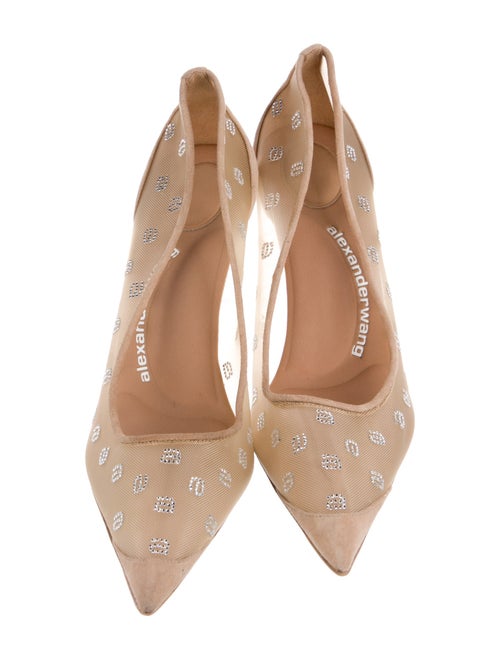 Alexander Wang Suede Mesh Accents Pumps