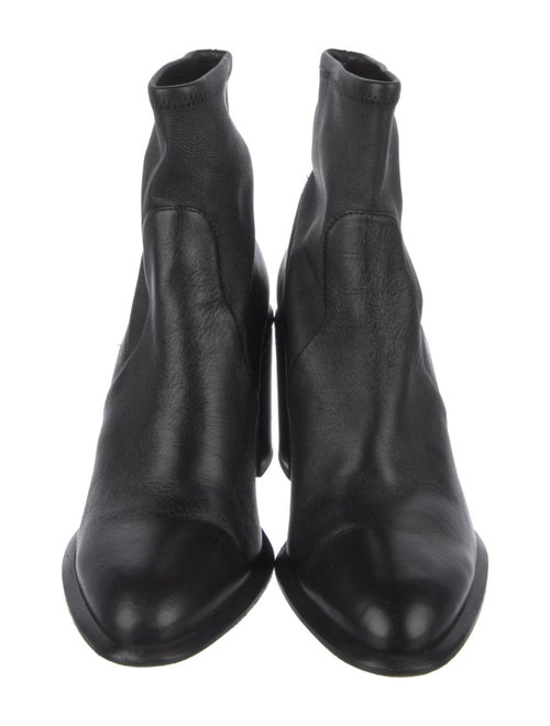 Alexander Wang Leather Sock Boots