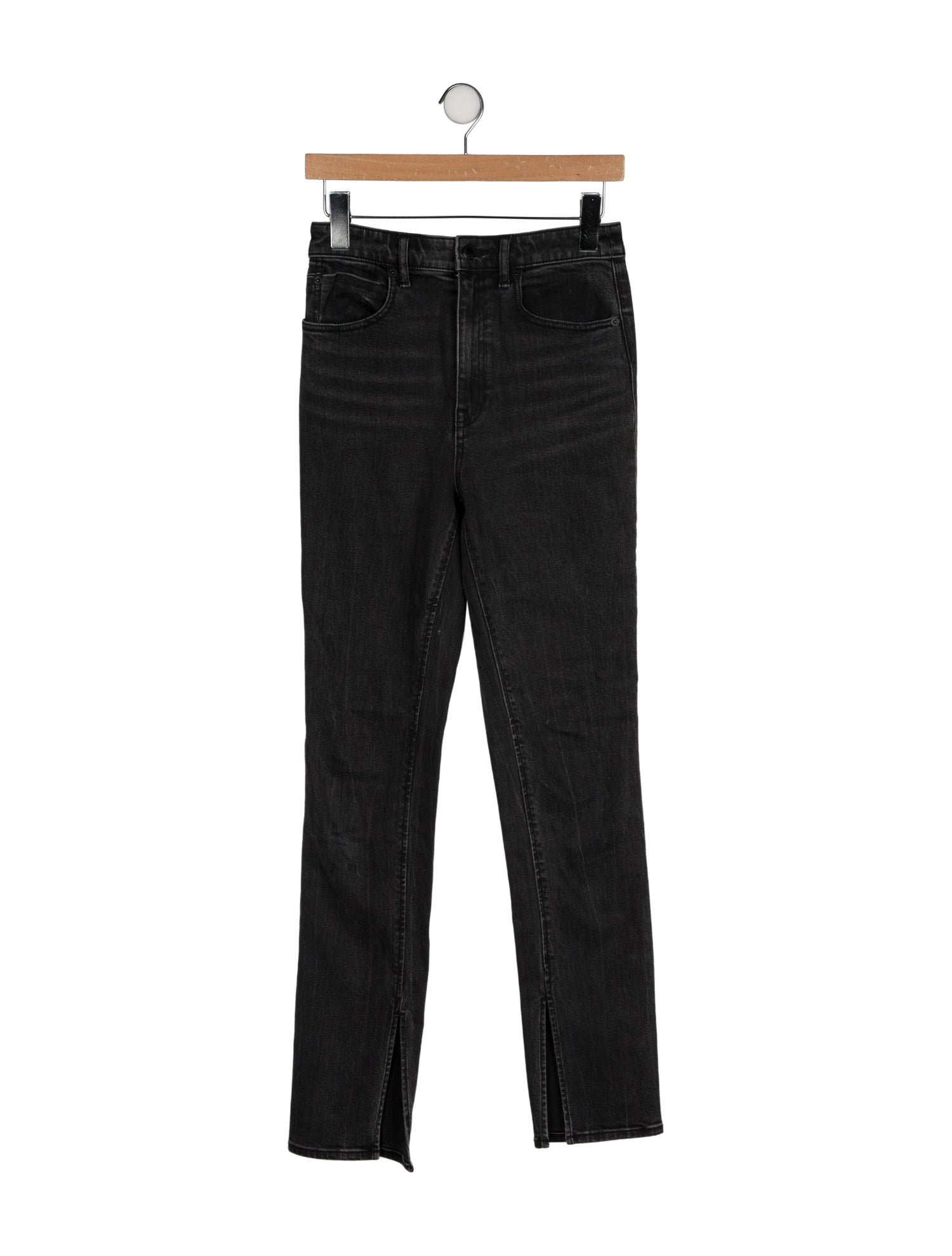 Alexander Wang High-Rise Straight Leg Jeans