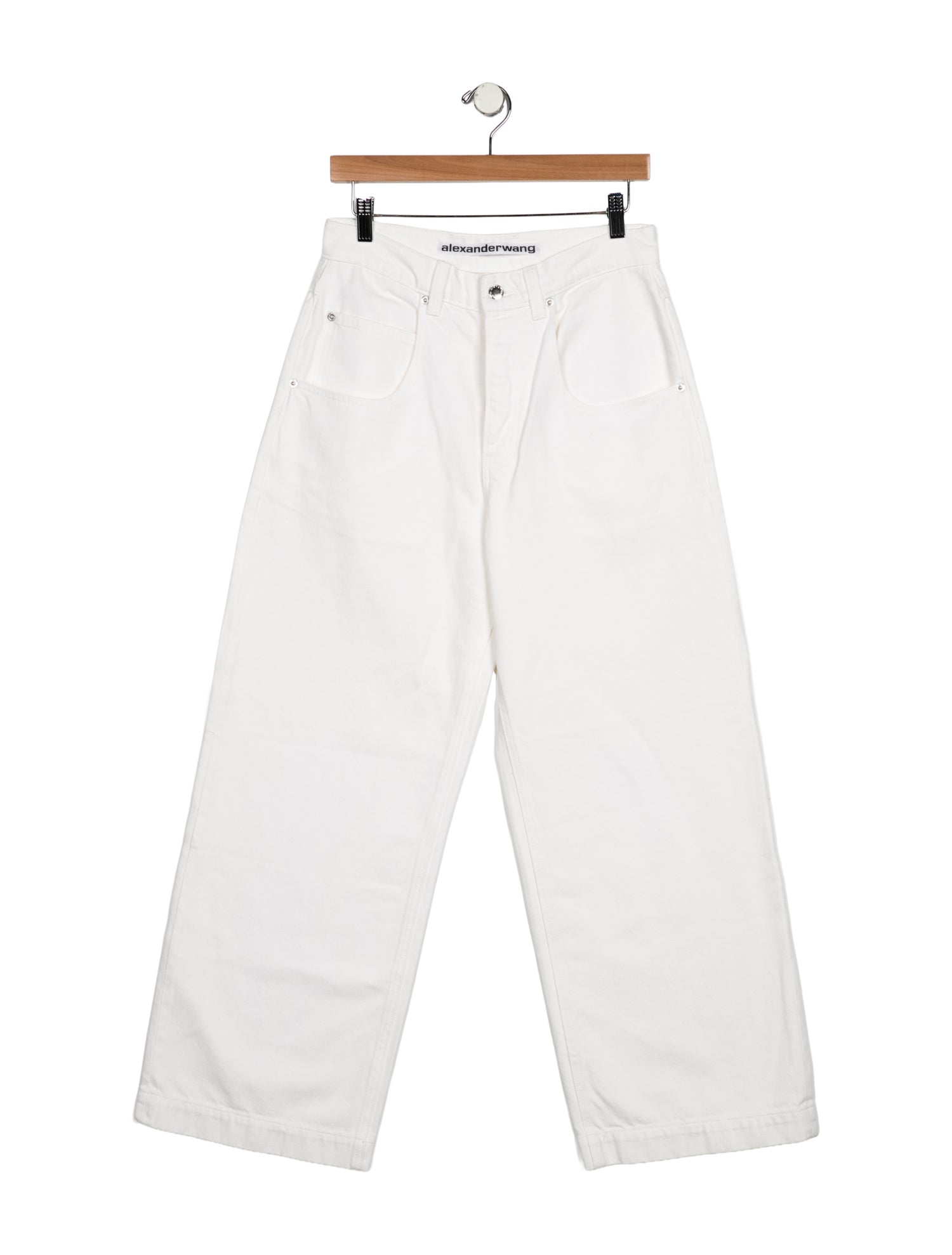 Alexander Wang High-Rise Wide Leg Jeans