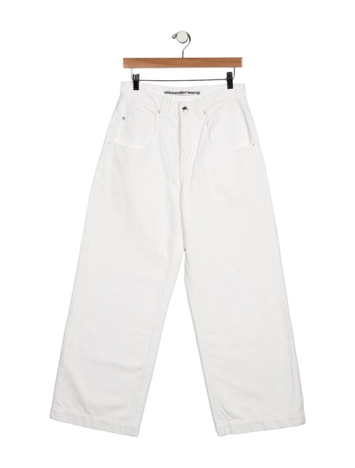 Alexander Wang High-Rise Wide Leg Jeans