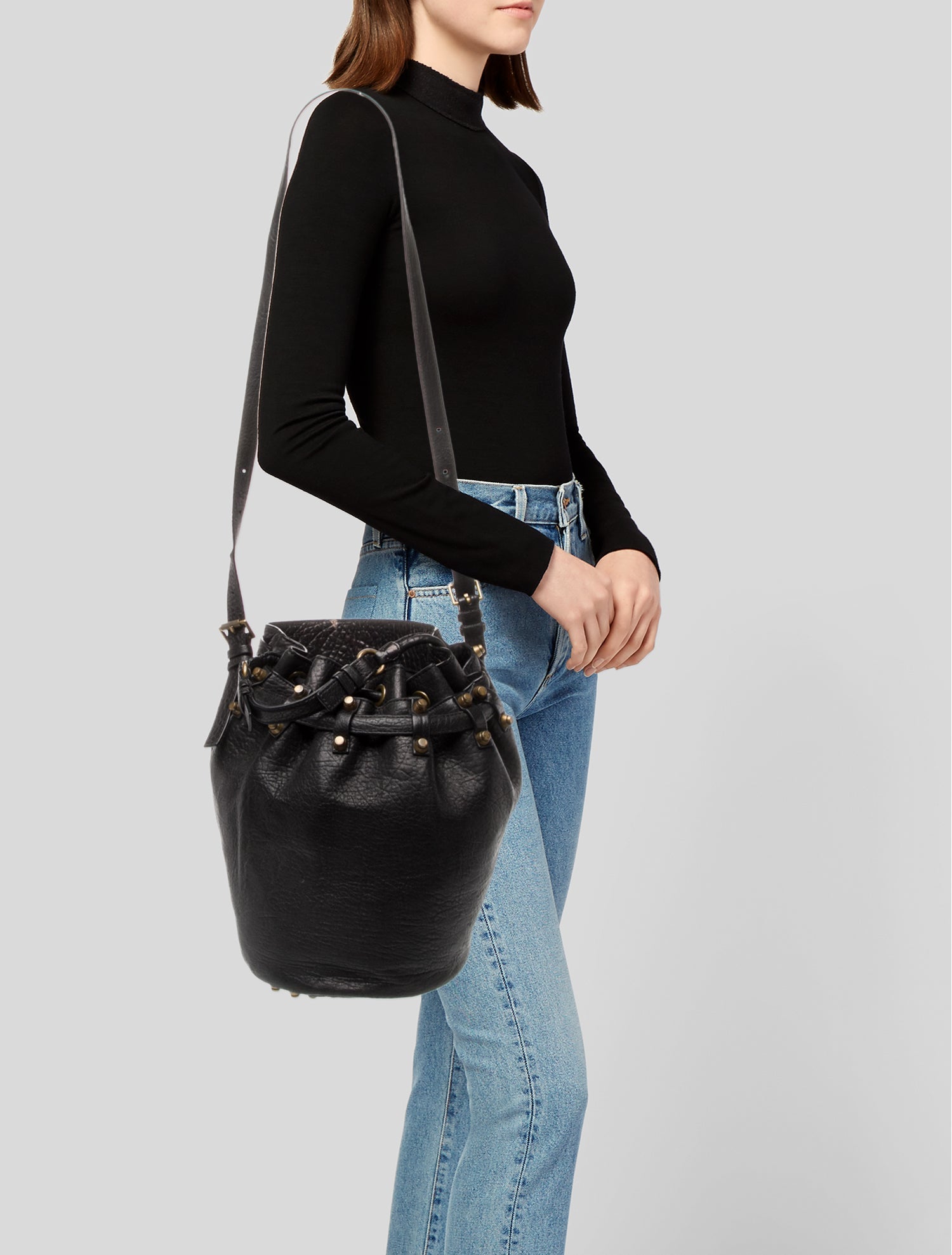 Alexander Wang Leather Bucket Bag