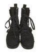 Alexander Wang Leather Patterned Combat Boots