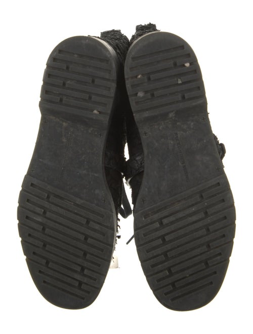 Alexander Wang Leather Patterned Combat Boots