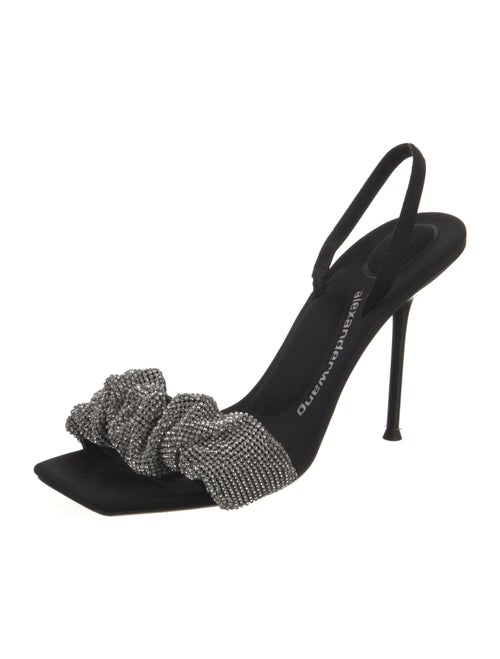 Alexander Wang Crystal Embellishments Slingback Sandals