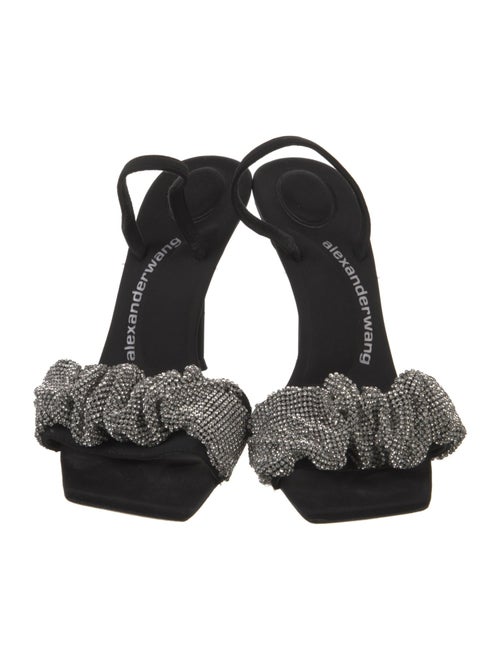 Alexander Wang Crystal Embellishments Slingback Sandals