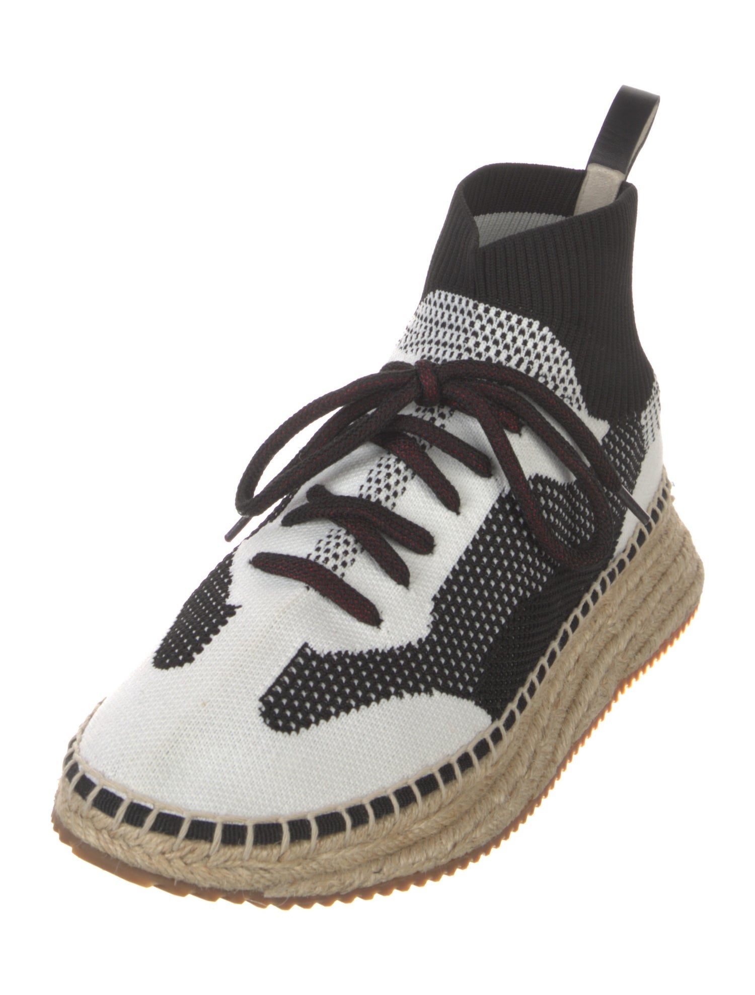 Alexander Wang Colorblock Pattern Espadrille Sneakers