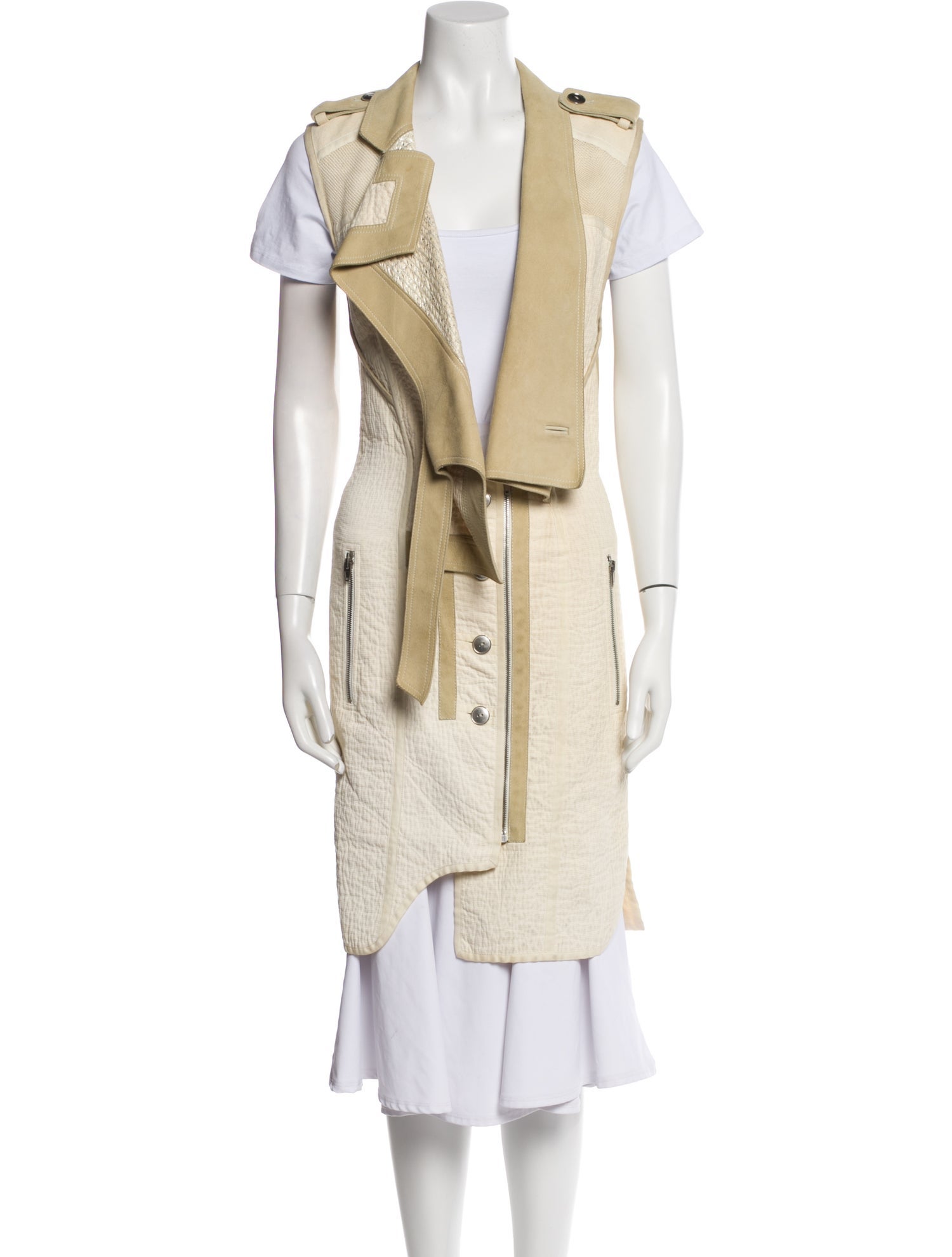 Alexander Wang Colorblock Pattern Vest