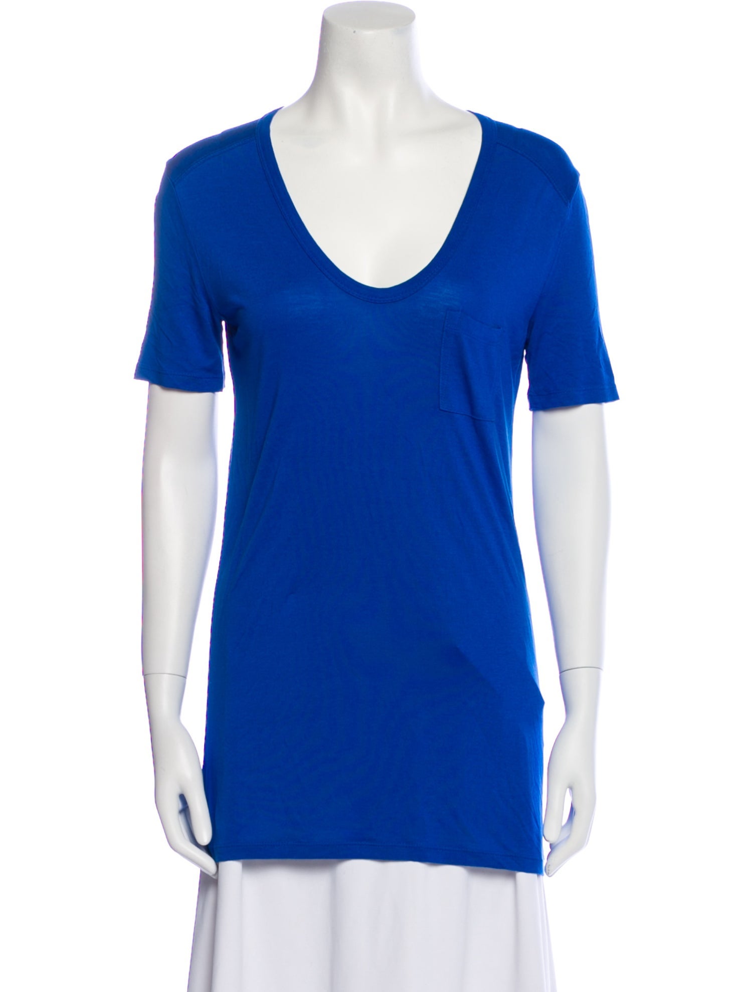 Alexander Wang V-Neck Short Sleeve T-Shirt