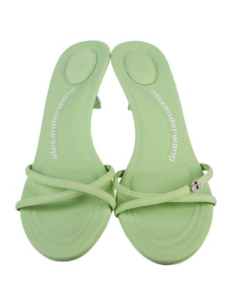 Alexander Wang Crystal Embellishments Slides