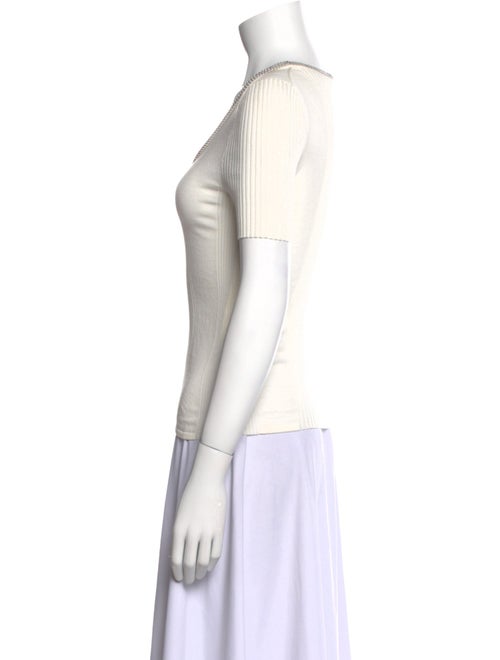 Alexander Wang Scoop Neck Short Sleeve Top