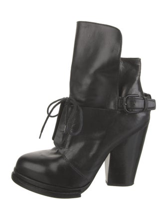 Alexander Wang Leather Lace-Up Boots