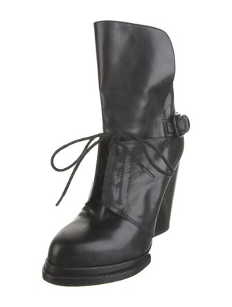 Alexander Wang Leather Lace-Up Boots