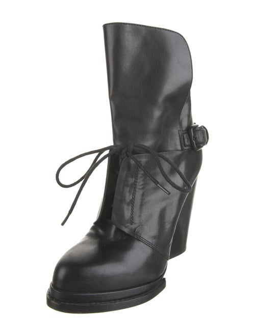 Alexander Wang Leather Lace-Up Boots