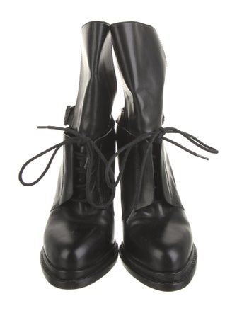 Alexander Wang Leather Lace-Up Boots