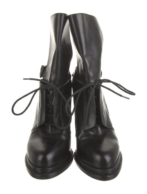 Alexander Wang Leather Lace-Up Boots
