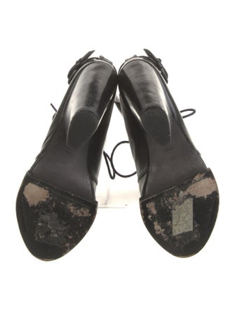 Alexander Wang Leather Lace-Up Boots