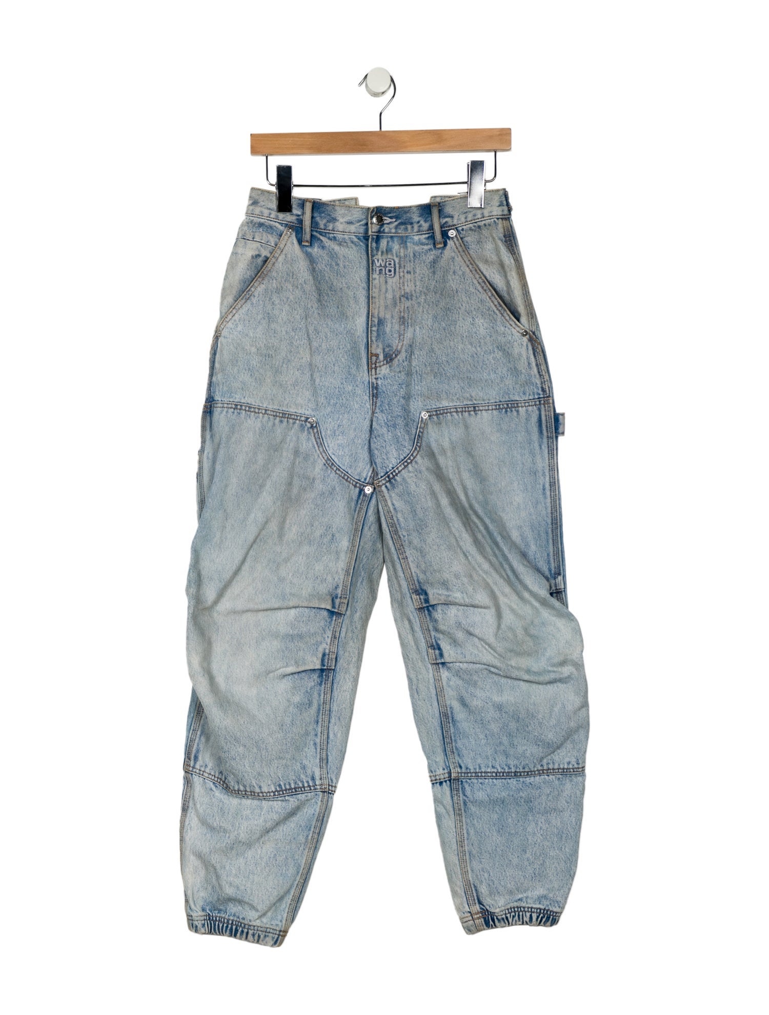 Alexander Wang High-Rise Straight Leg Jeans