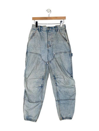 Alexander Wang High-Rise Straight Leg Jeans