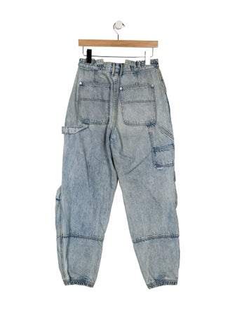 Alexander Wang High-Rise Straight Leg Jeans
