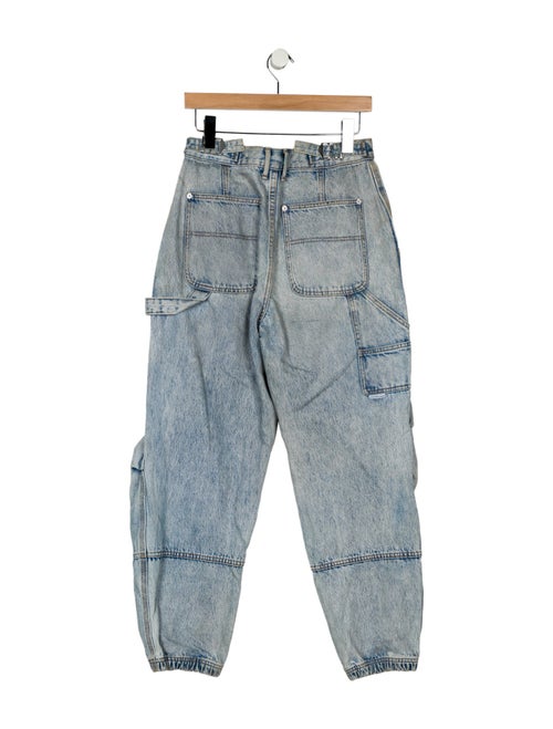 Alexander Wang High-Rise Straight Leg Jeans