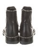 Alexander Wang Leather Beaded Accents Chelsea Boots