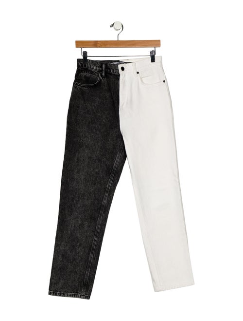 Alexander Wang High-Rise Straight Leg Jeans