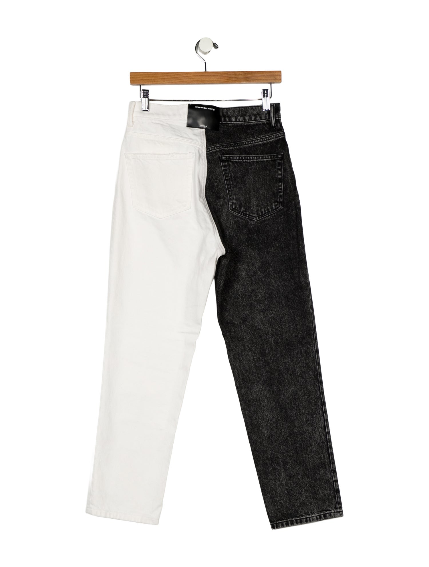 Alexander Wang High-Rise Straight Leg Jeans