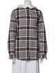 Alexander Wang Wool Plaid Print Jacket