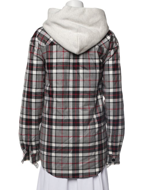 Alexander Wang Wool Plaid Print Jacket