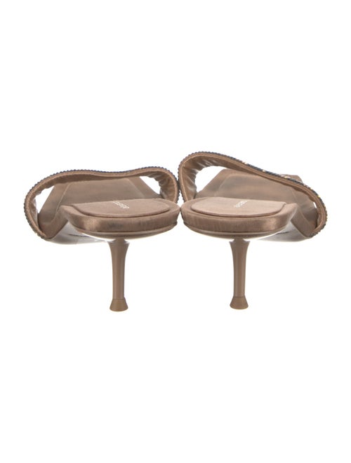 Alexander Wang Satin Printed Slides