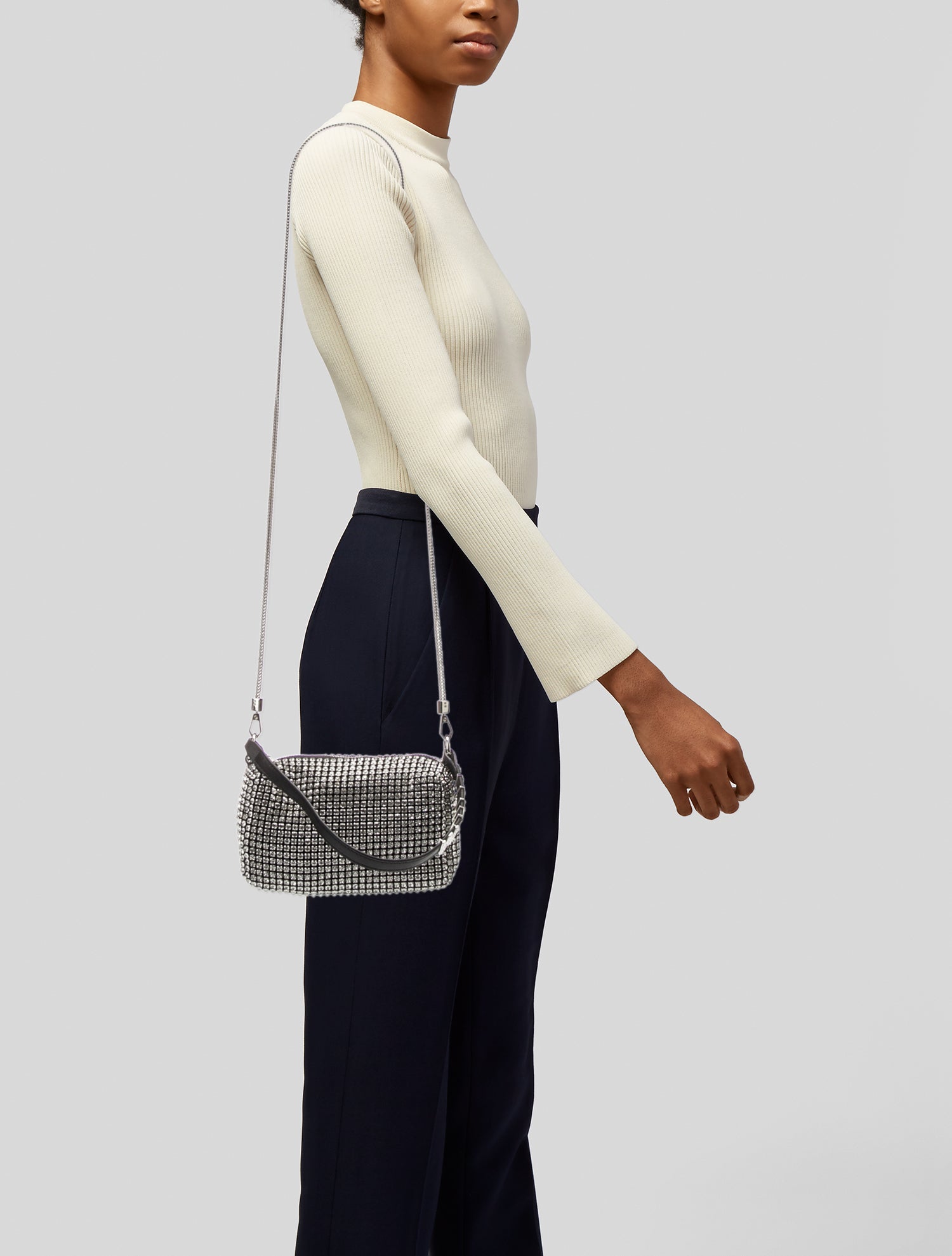 Alexander Wang Crystal Shoulder Bag