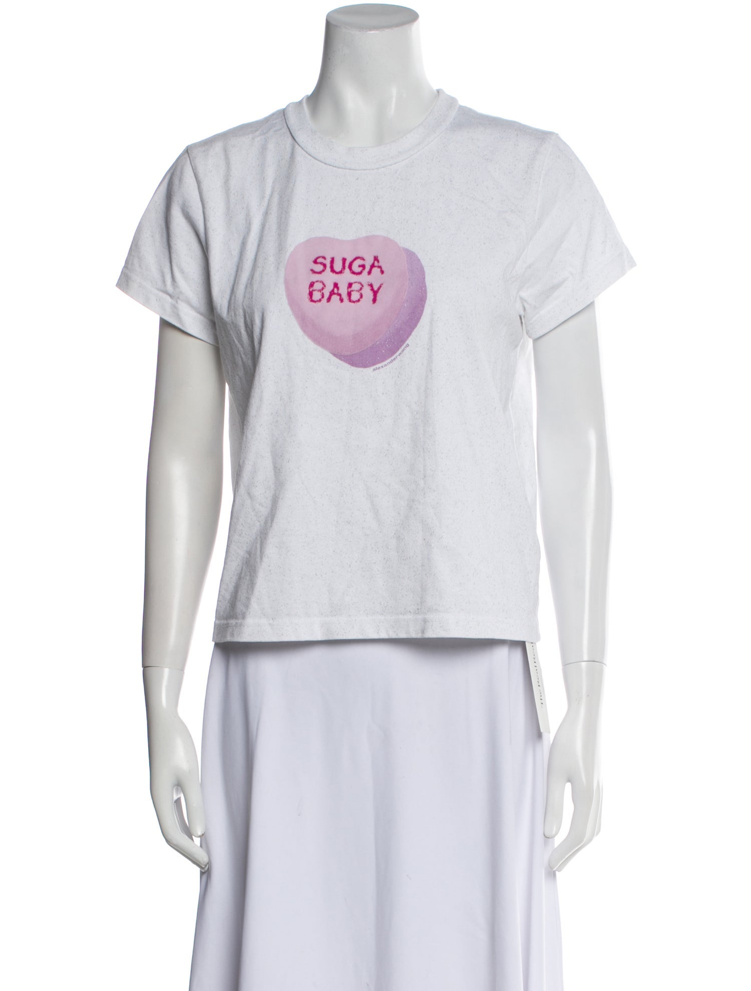 Alexander Wang Graphic Print Crew Neck T-Shirt