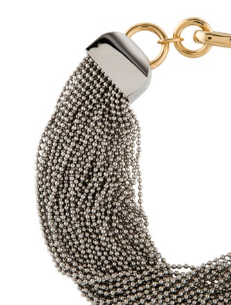 Alexander Wang Two-Tone Ball Chain Multistrand Necklace