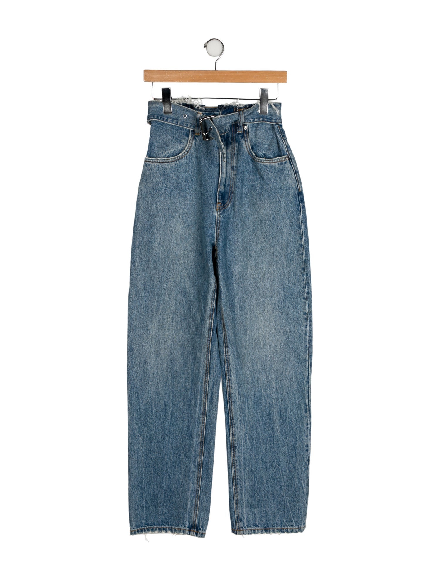 Alexander Wang High-Rise Wide Leg Jeans