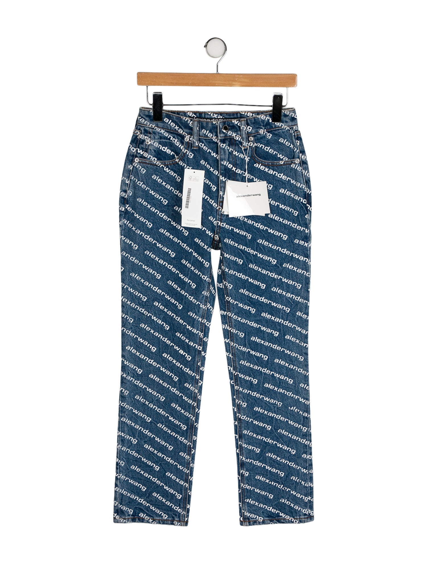 Alexander Wang Mid-Rise Straight Leg Jeans w/ Tags