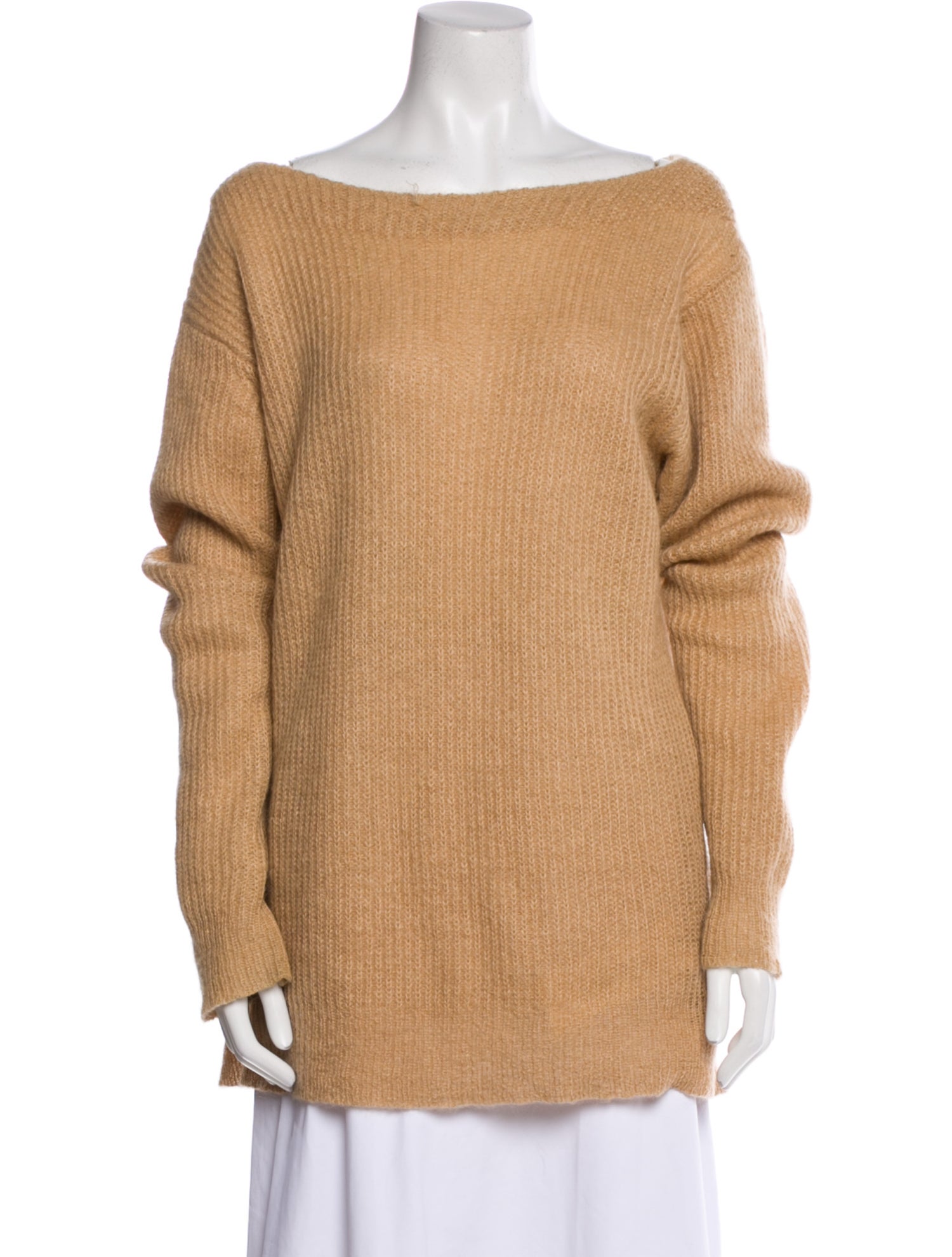 Alexander Wang Mohair Bateau Neckline Sweater
