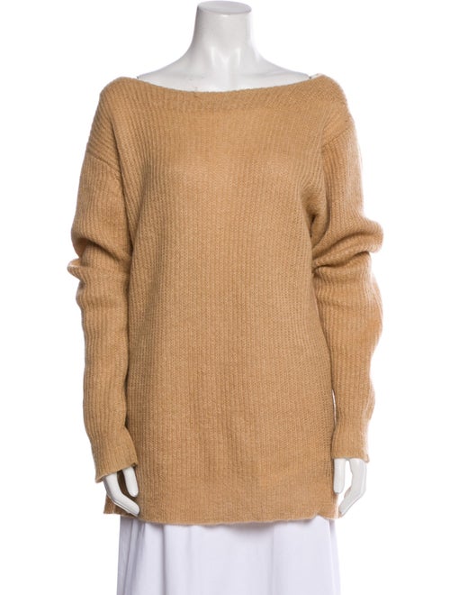 Alexander Wang Mohair Bateau Neckline Sweater
