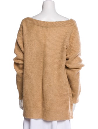 Alexander Wang Mohair Bateau Neckline Sweater