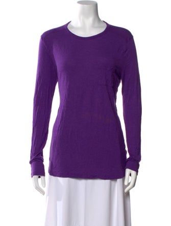 Alexander Wang Scoop Neck Long Sleeve T-Shirt
