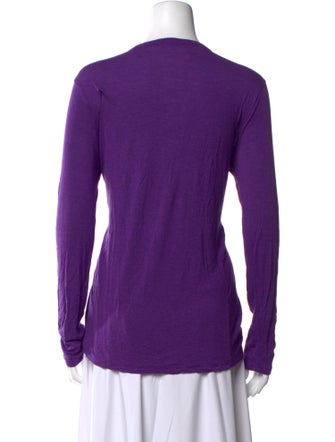 Alexander Wang Scoop Neck Long Sleeve T-Shirt